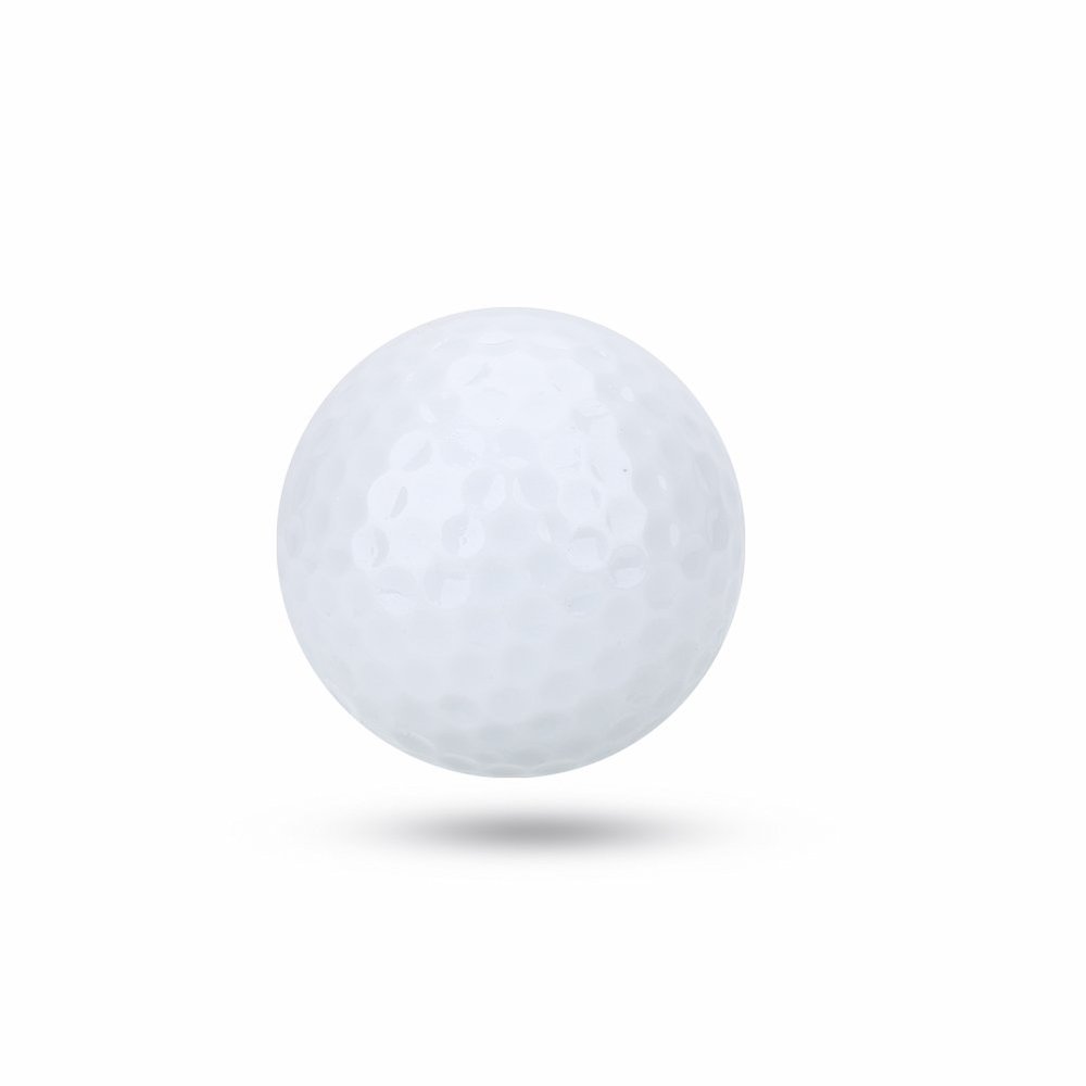 equlup LED Golf Ball, 1 PCS Night Golf Ball Rubber Electronic Golf Ball 5 to 8min Lighted Golf Ball for Dark Night Sport Practice Training (Pink)