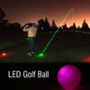 equlup LED Golf Ball, 1 PCS Night Golf Ball Rubber Electronic Golf Ball 5 to 8min Lighted Golf Ball for Dark Night Sport Practice Training (Pink) view 4
