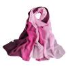Silk Like Long Scarf Women's Floral Prints Lightweight Large Long Neck Scarves and Wrap (AG, One Size) view 1