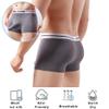 Cerahome Men's Ice Silk Boxer Briefs Elephant Nose Trunks Separated Pouch Breathable Underwear Boxers (US, Alpha, Large, Regular, Regular, Green+Dark Blue) view 2