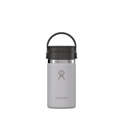 HYDRO FLASK - Coffee Flask 354 ml (12 oz) - Vacuum Insulated Stainless Steel Travel Mug with Leak Proof Flex Sip Lid - Wide Mouth - Birch
