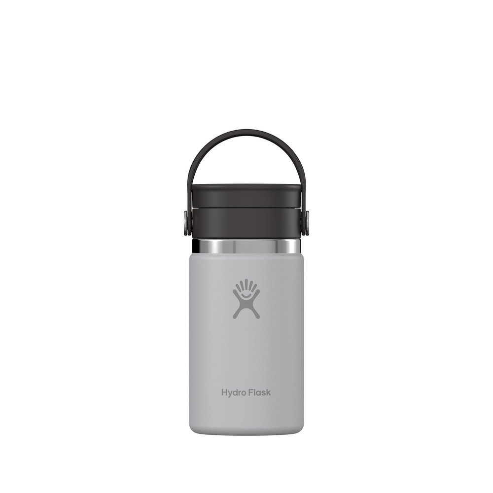 HYDRO FLASK - Coffee Flask 354 ml (12 oz) - Vacuum Insulated Stainless Steel Travel Mug with Leak Proof Flex Sip Lid - Wide Mouth - Birch