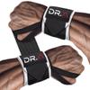 Doctor-Developed Gym Wrist Wraps, wrist compression brace for Workout, weightlifting straps, wrist wraps for weightlifting for Wrist Support, lifting straps gym for Men Women (Black&White) view 1