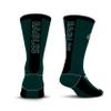 For Bare Feet - NFL MVP Classic Team Logo Youth Size Kids Crew Socks Approx. 4-8 years old (US, Alpha, One Size, Regular, Regular, Youth, Philadelphia Eagles) view 2