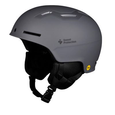 Sweet Protection Winder MIPS Ski Helmet - Lightweight, Highly Ventilated Audio Ready Snowboarding Helmet, Graphite, Medium/Large