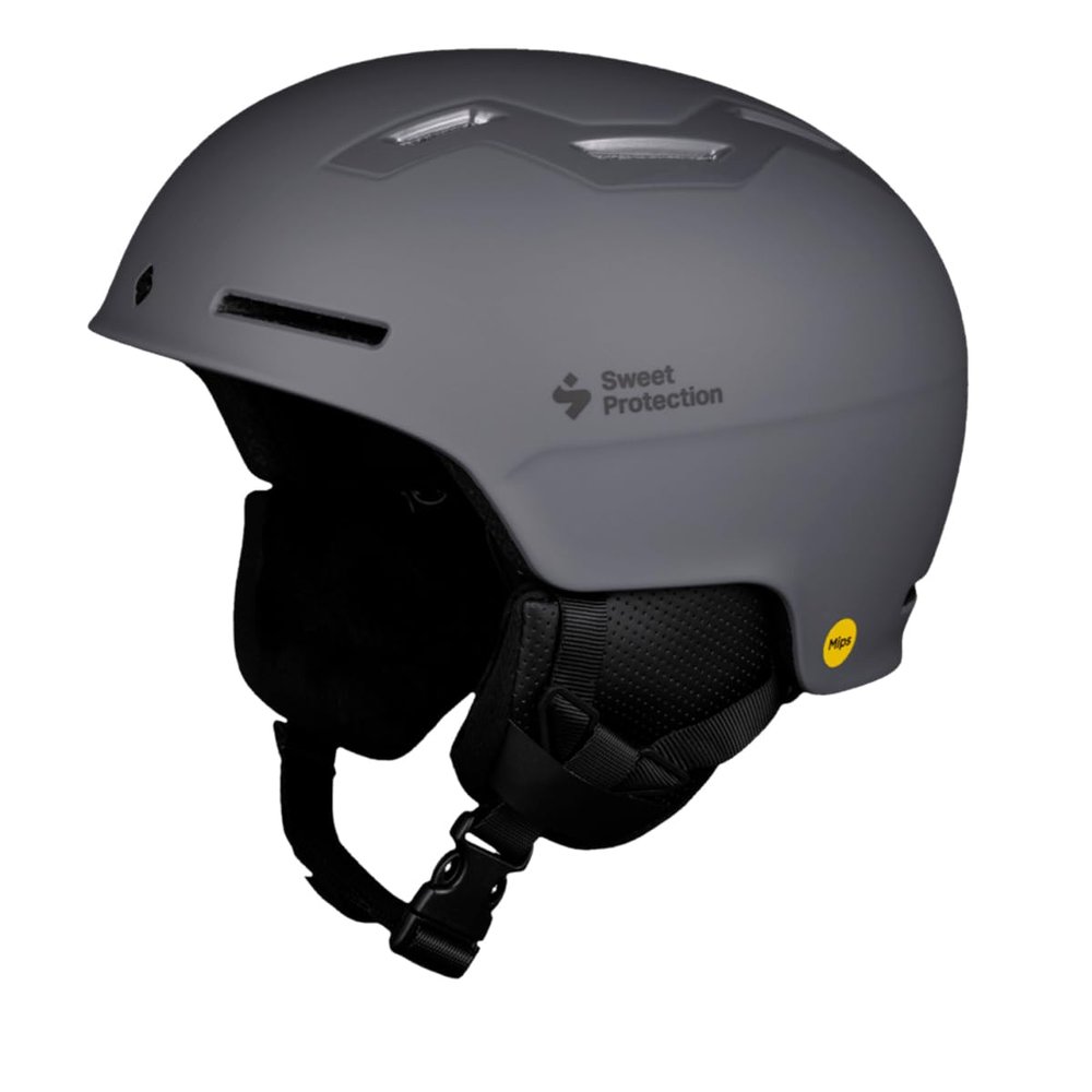 Sweet Protection Winder MIPS Ski Helmet - Lightweight, Highly Ventilated Audio Ready Snowboarding Helmet, Graphite, Medium/Large