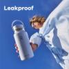 Hydro Flask Water Bottle - Insulated Stainless Steel - Wide Mouth Flex Lid, Non Spill, Leakproof and Refillable in 32 Oz Surf Blue view 4