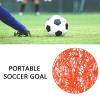 Football Net, Standard Size 10x7ft/18x7ft/24x8ft Soccer Goal Net Portable Sports Match Training Practice Target for Backyard (7-a-Side 5.5m*2.1m) view 3