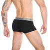 Cerahome Men's Underwear Separated Pouch Modal Boxer Briefs Elephant Nose Turnks Tagless Boxers (US, Alpha, XX-Large, Regular, Regular, Black*3) view 3