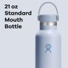 Hydro Flask Water Bottle - Insulated Stainless Steel - Non Spill, Leakproof in 21 Oz Surf Blue view 3