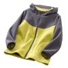 Youth Polar Fleece Hoodie Jacket for Boy Girl Zip up Color Block Hooded Sweatshirt Kids Toddler Fall (Green, 4-5 Years) view 1