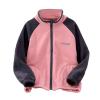 Boy's Full Zip Polar Fleece Jacket Teen Girl's Color Block Sweatshirt Kids Fall Windproof Coat (Pink, 15-16 Years) view 1