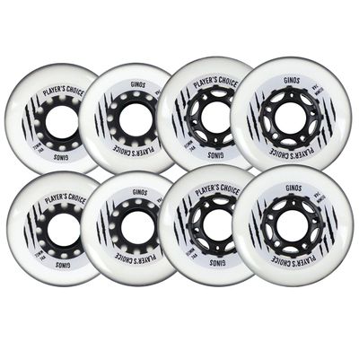 Player's Choice Indoor Roller Hockey Wheels 72/80 Hilo Ginos 74A 8-Pack