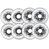 Player's Choice Indoor Roller Hockey Wheels 72/80 Hilo Ginos 74A 8-Pack view 1