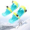 Focket Mini Short Ski Skates for Snow, Adjustable Short Snowskates with Storage Bag, Snowblades Skiboard Skis for Winter Shoes, Outdoor Skiing Mini Ski Skates Ski Shoes for Winter Sport view 2