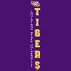 CornBorn LSU Hoodie Tigers Sweatshirt - Hooded Pullover Vertical Louisiana State University Tigers - Purple - XL view 2