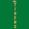CornBorn LSU Tigers Sweatshirt - Hooded Fleece Vertical Louisiana State University Tigers - Light Green - Small view 2