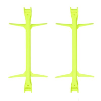 VINGVO Hurdles Training Equipment, Soccer Training Equipment 2pcs Plastic Adjustable Height Soccer Speed Training Aids Speed Hurdles Yellow for Athletes on The