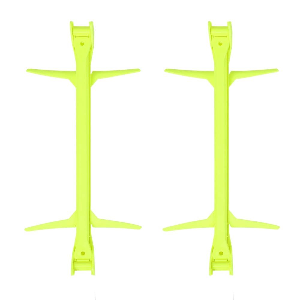 VINGVO Hurdles Training Equipment, Soccer Training Equipment 2pcs Plastic Adjustable Height Soccer Speed Training Aids Speed Hurdles Yellow for Athletes on The