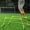 VINGVO Hurdles Training Equipment, Soccer Training Equipment 2pcs Plastic Adjustable Height Soccer Speed Training Aids Speed Hurdles Yellow for Athletes on The view 3