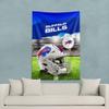 Northwest NFL Buffalo Bills Wall Hanging Tapestry Officially Licensed Midfield Sports Backdrop Polyester Wall Art Poster Room Banner Decor 40 x 57 Inches view 3