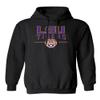 CornBorn LSU Tigers - Hooded Fleece LSU Tigers 3-Stripe - Black - 5X view 1