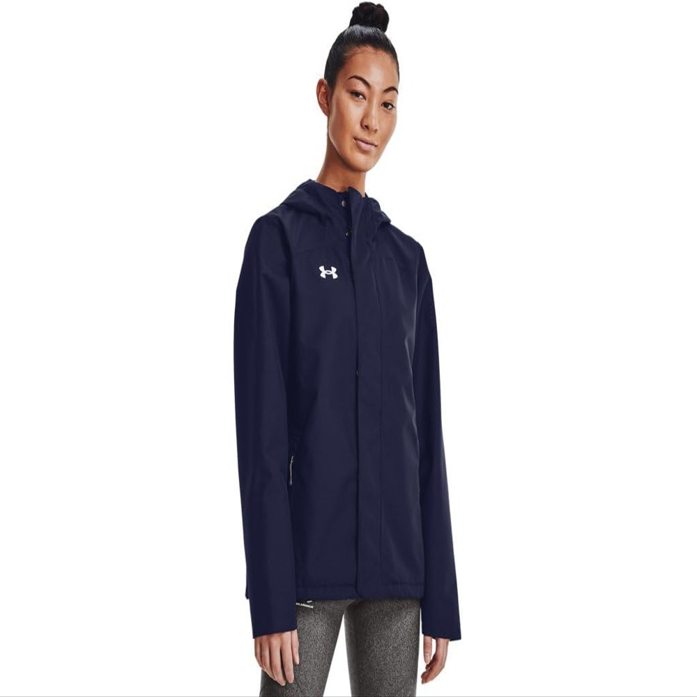 Under Armour 1369256-410-SM Women's UA Stormproof Lined Rain Jacket MDN SM