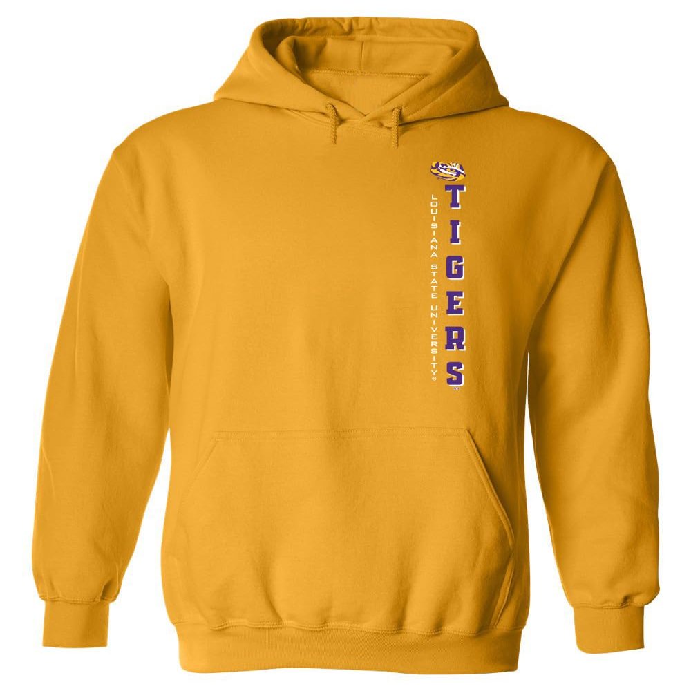 CornBorn LSU Tigers Hoodie - Sweatshirt Vert Louisiana State University Tigers - Gold - 3X