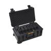 Pelican Vault v525 Pistol Case (Hard Shell) - 7 Pistol and 21 Magazine - Vertical Pre-Cut Foam Handgun Case (Black) view 1