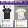 Team Fan Apparel NFL Womens Overtime Blueprint Tag-Less T-Shirt, Ladies Football Tee, Short Sleeve, Soft Cotton, Vintage (Minnesota Vikings - Black, Medium) view 2