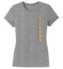 CornBorn LSU Women's Apparel - Premium Tri-Blend Tshirt Vertical Louisiana State University Tigers - Gray - 3X view 1