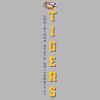 CornBorn LSU Women's Apparel - Premium Tri-Blend Tshirt Vertical Louisiana State University Tigers - Gray - 3X view 2
