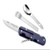 TB Outdoor Bivouac Multi Tool Blue Multifunction Knife Made in France Camp Utensil Set view 2