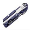 TB Outdoor Bivouac Multi Tool Blue Multifunction Knife Made in France Camp Utensil Set view 3