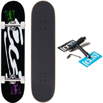 [CCS] Ink Blot Logo Skateboard Complete - Black - 8.50"