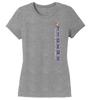 CornBorn LSU Women's Apparel - Premium Tri-Blend Tshirt Vert Louisiana State University Tigers - Gray - 3X view 1