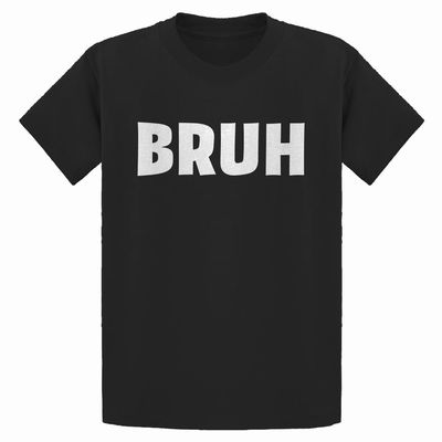 Indica Plateau Bruh Black Small Youth T-Shirt