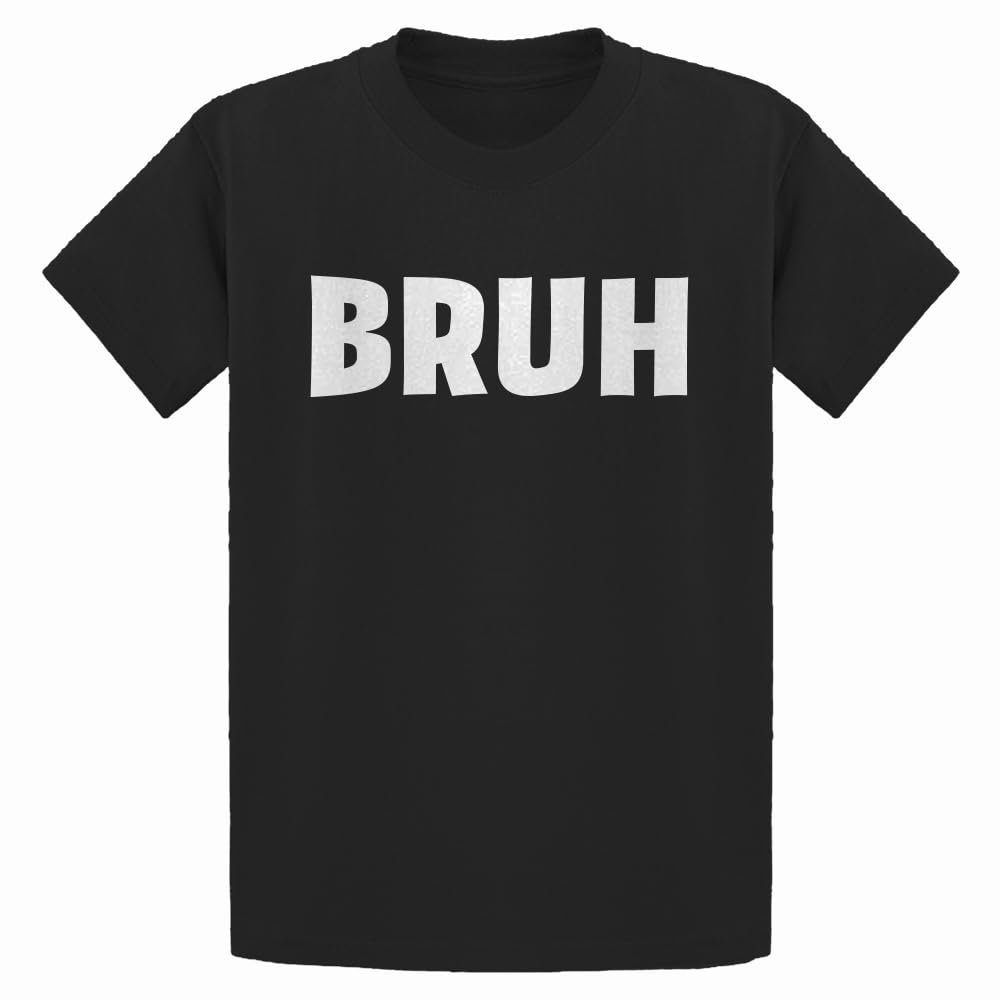 Indica Plateau Bruh Black Small Youth T-Shirt