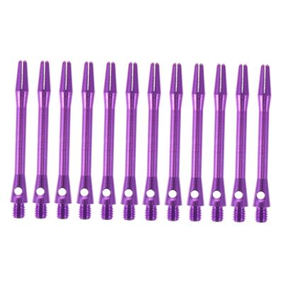 CORHAD 12pcs Aluminum Alloy Dart Shafts Thread for Enhanced Stability and Control Dart Games Compatible and Soft Tip