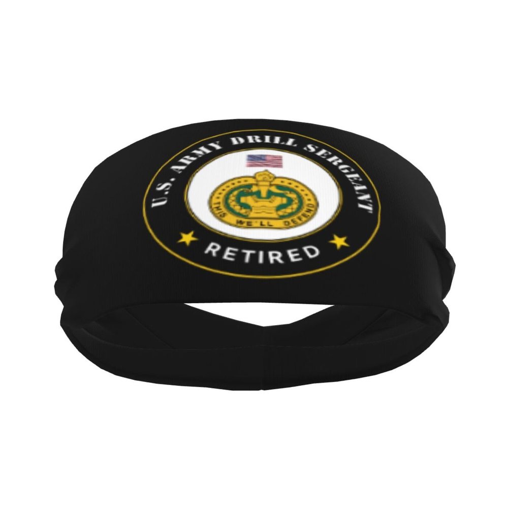 Piguncle US Drill Sergeant Retired 3 Sports Sweatband Defense Zone: Premium Quality Headbands for Active Lifestyles