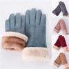 Dcvmvmn Women's Gloves Autumn and Winter Warm Cute Suede Full Finger Gloves Women's Outdoor Sports Glove view 2