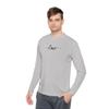 Unisex UV Protection Rash Guard Long-Sleeve T-Shirt by TSmartArt Silver view 3