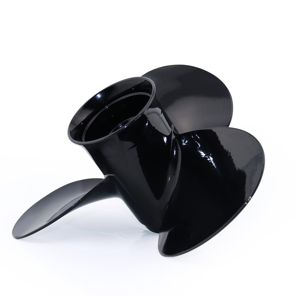 CAPTAIN Propeller 11.6 x 14 Upgrade Aluminum Prop fit BRP Evinrude Johnson OMC Stern Drive 40HP-50HP Outboard, 3 Blade, 13 Spline Tooth, RH