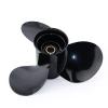 CAPTAIN Propeller 11.6 x 14 Upgrade Aluminum Prop fit BRP Evinrude Johnson OMC Stern Drive 40HP-50HP Outboard, 3 Blade, 13 Spline Tooth, RH view 2