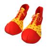 Festive Clown Shoes for Adults - Fun Party Costume, Black and White Clown Shoes for Halloween Costume Accessories, Birthday Costume Outfit, C view 1