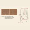 Dcvmvmn Womens PU Leather Gloves For Cold Weather Winter Warm Gloves Thermal Lining Party Gloves view 2