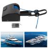 Electric Anchor Winch, 35lbs Boat Anchor Wench 12V Marine Saltwater Anchor Windlass Kit with Wireless Remote Control &100FT Nylon Rope, Heavy Duty Towing Winches Boat Trailer Winch For 24ft Long Boats view 4