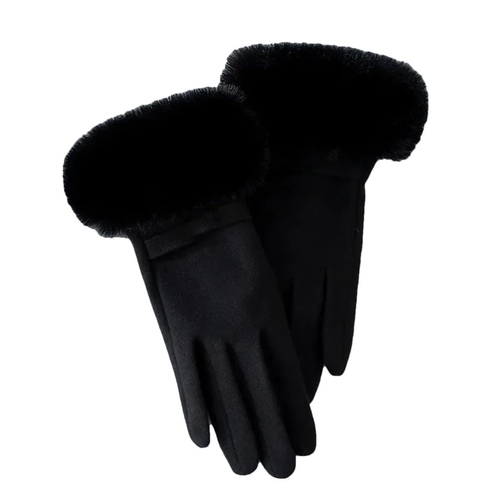Dcvmvmn Women's Winter Elegant Gloves Touch Screen fleece Thickened Gloves Women's Warm Mittens Glove Gifts