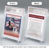 Trump Trading Card - Donald Trump Collectibles with Acrylic Base, Assasination Attempt, GEM Mint 10 Rated, 2024 MAGA Political Memorabilia Gifts (Card with Base) view 2