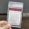 Trump Trading Card - Donald Trump Collectibles with Acrylic Base, Assasination Attempt, GEM Mint 10 Rated, 2024 MAGA Political Memorabilia Gifts (Card with Base) view 4
